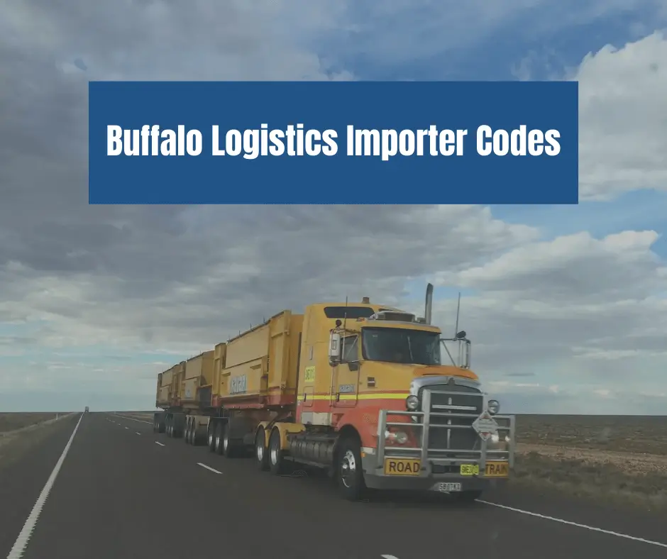Buffalo Logistics Importer Codes