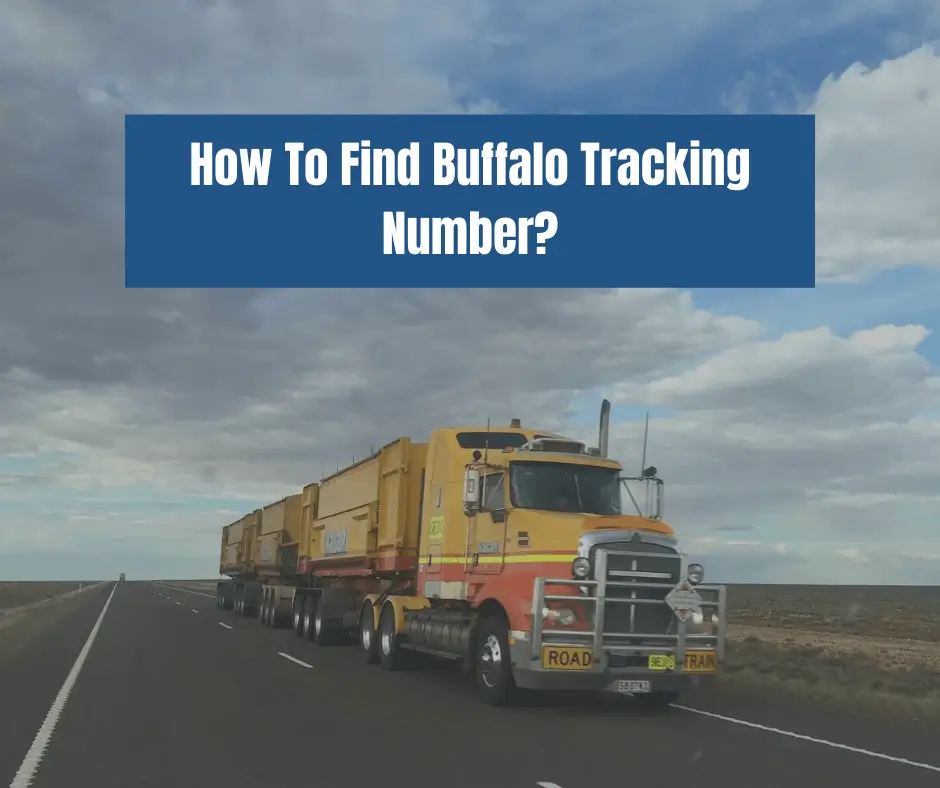 How to find buffalo tracking number